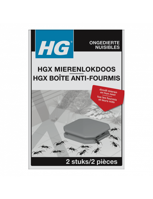 HGX MIERENLOKDOOS BINNEN SET 2 STUKS