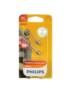 PHILIPS 12866B2 C10W FESTOON VISION PHILIPS 12866B2 C10W FESTOON VISION