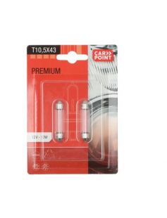 CARPOINT PREMIUM AUTOLAMPEN 12V C10W 2 STUKS CARPOINT PREMIUM AUTOLAMPEN 12V C10W 2 STUKS