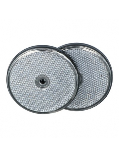 CARPOINT REFLECTOREN ROND › 70MM WIT 2 STUKS CARPOINT REFLECTOREN ROND › 70MM WIT 2 STUKS