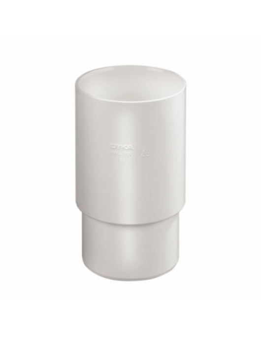 DYKA HWA VERL MOF, PVC, INW LIJM X VERJ SPIE, WIT, 100MM