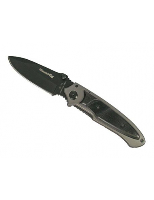 BLACK FOX POCKETKNIFE BLACK FINISH MET SANDELWOOD INLEG