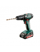 METABO SB 18 (2 X 2.0 AH LI-POWER, SC 60 PLUS, 10 MM BOORHOUDER)