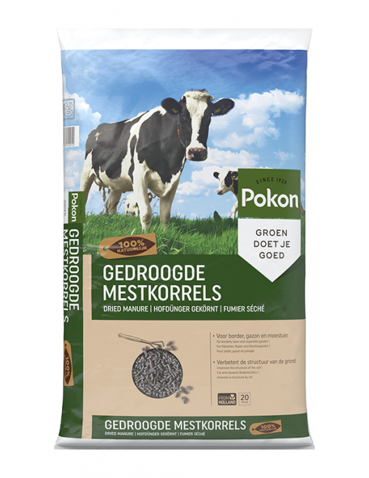 POKON GEDROOGDE MESTKORREL 20KG ZAK