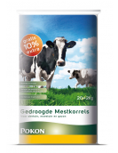 POKON GEDROOGDE MESTKORREL 20KG ZAK