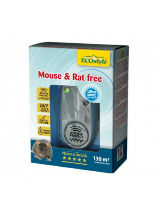 ECOSTYLE MOUSE & RAT FREE VOOR 130M2 ULTRASOON