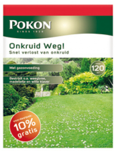 POKON ONKRUID WEG 2,4KG VOOR 120M2 OMDOOS