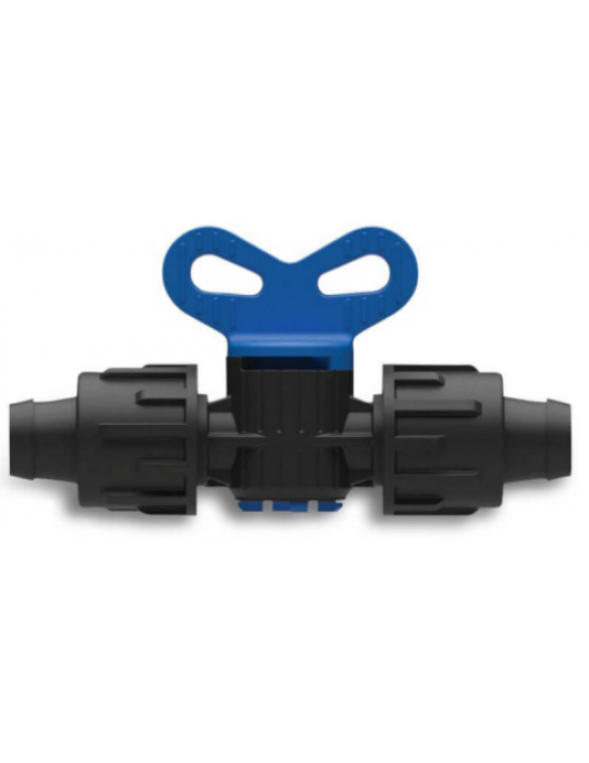 PLUGKRAAN PP 17 MM TAPE ZWART/BLAUW