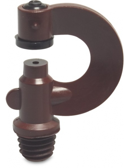 VDL BOOGSPROEIER NYLON 3/8WW BUITENDRAAD 1,75 MM 360° BRUIN
