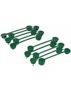 PLANTENKLEMMEN GROEN 15MM 15 STUKS