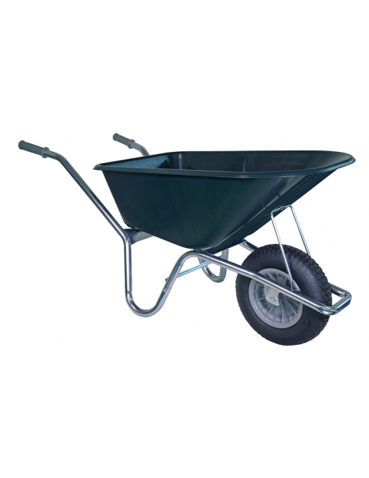 TUIN KRUIWAGEN VERZINKT FRAME 100 L GROEN