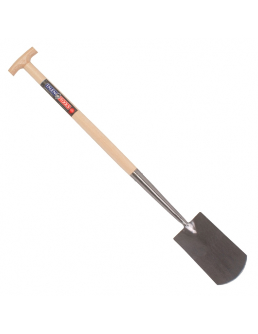 TALEN TOOLS – SPADE – MET HALS – BLANK GESLEPEN – ESSENHOUTEN STEEL – 76 CM