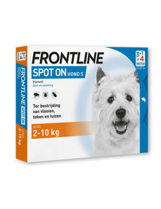 FRONTLINE HOND SMALL, 0-10 KG 3 ST