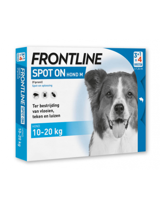 FRONTLINE HOND M 10-20 KG 4 PIPET