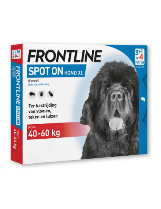 FRONTLINE HOND SPOT-ON XL 40-60K 4 PIP