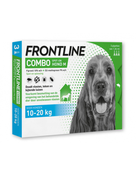 FRONTLINE COMBO HOND M 10-20 KG 3 PIPET