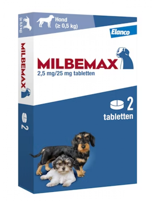 MILBEMAX HOND KLEIN 2 TABLET -SB-