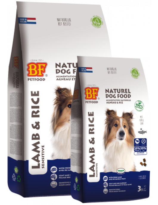 BF HONDENVOEDING 3 KG LAM RIJST