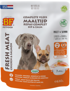 BF VLEESVOEDING COMPLEET 90 G ZALM