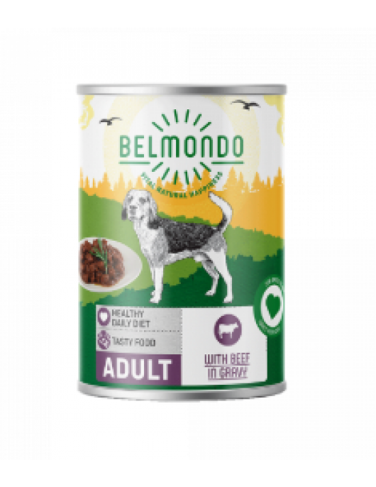 BELMONDO BLIK ADULT BEEF IN SAUCE 410 GR