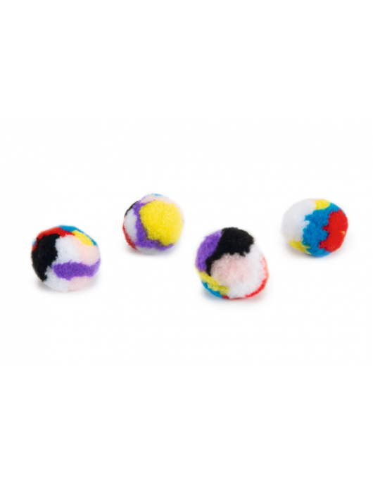 BZ BALLETJE POMPON+CATNIP ZAKJE 4ST