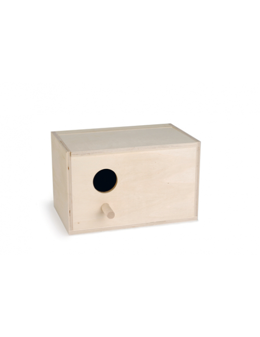 HOUT BROEDK GAT LINKS 24,5X15,5X16
