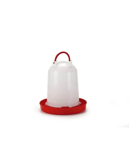 PLASTIC DRINKTOREN WIT 6L