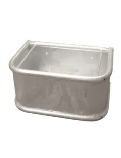 VOERBAK GEGALVANISEERD PAARD, RECHTHOEK