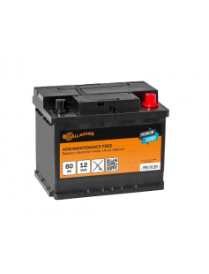 ACCU 12V/60AH PREMIUM TURBO AGM - 242X175X190