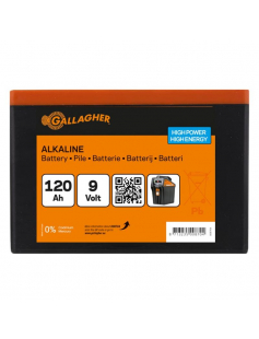 POWERPACK ALKALINE BATTERIJ 9V/120AH - 160X110X115MM