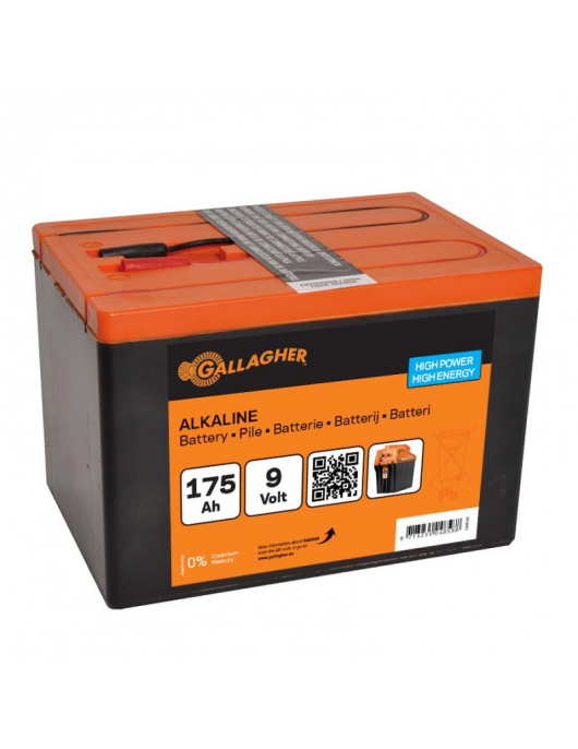 POWERPACK ALKALINE BATTERIJ 9V/175AH - 190X125X160MM