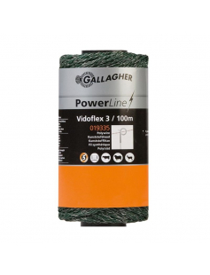 VIDOFLEX 3 POWERLINE GROEN 100M