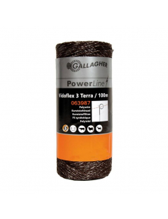 VIDOFLEX 3 POWERLINE TERRA 100M