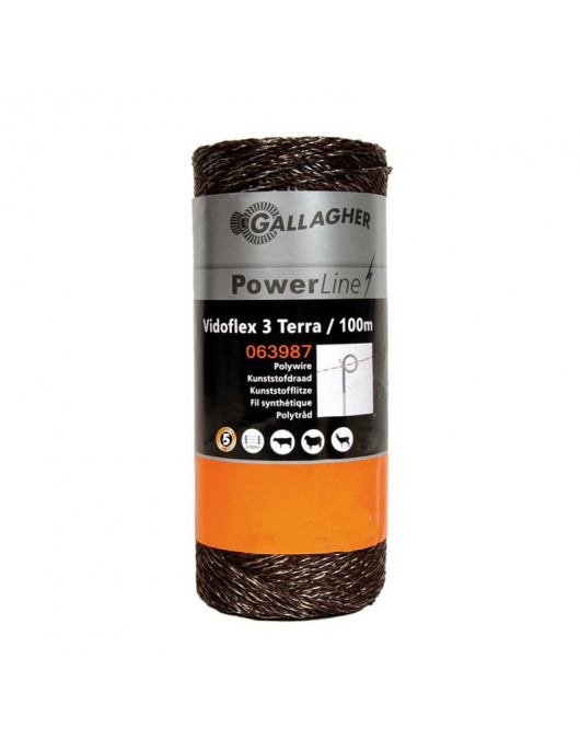 VIDOFLEX 3 POWERLINE TERRA 100M