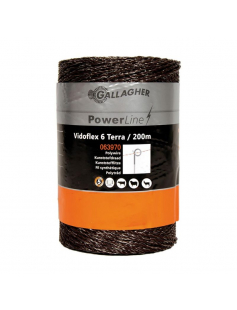 VIDOFLEX 6 POWERLINE TERRA 200M