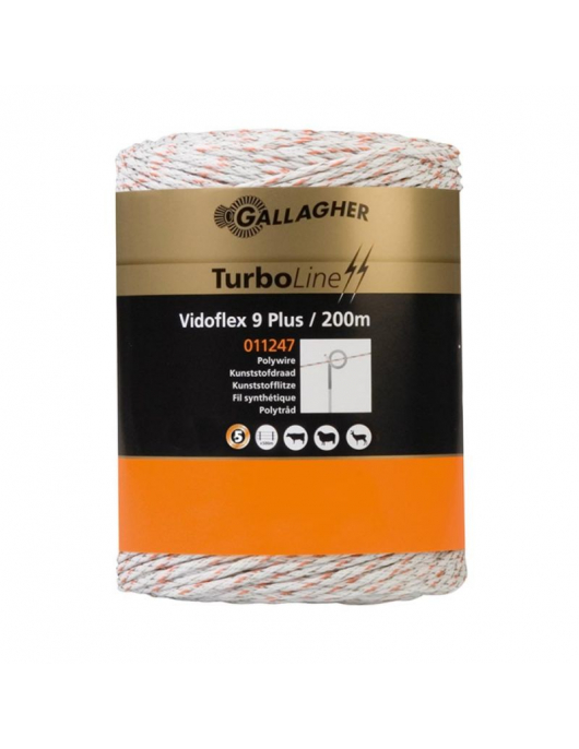VIDOFLEX 9 TURBOLINE PLUS WIT 200M
