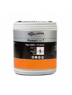 POWERLINE LINT 12,5MM WIT 200M