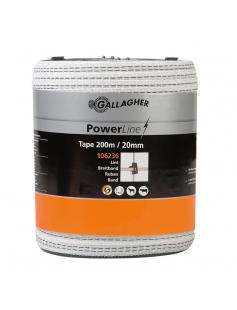 POWERLINE LINT 20MM WIT 200M