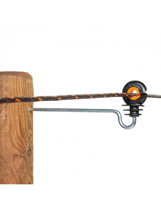 XDI AFSTANDSCHROEF-RINGISOLATOR HOUT GEBOGEN 18CM (10)