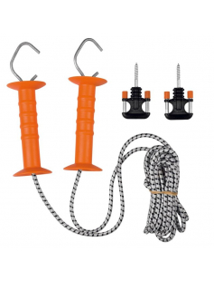 DOORGANGSSET ELASTISCH CORD WIT 6,5/11M