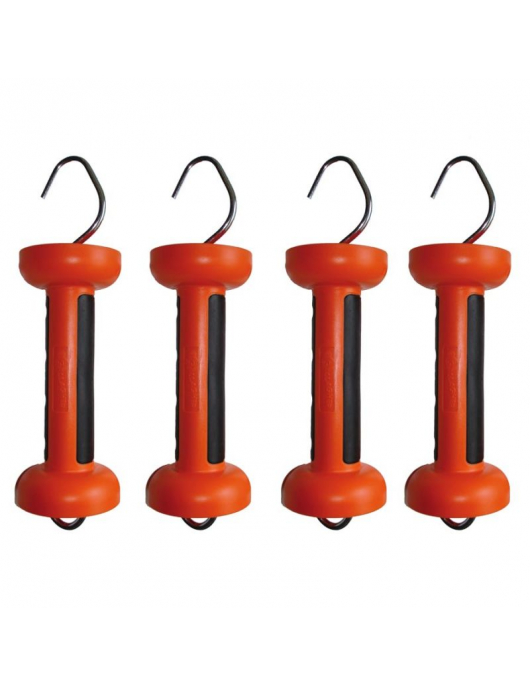 SOFTGRIP POORTGREEP ORANJE CORD/DRAAD RVS VALUE PACK (4)