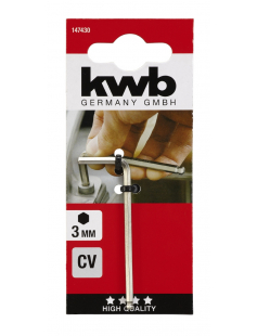 6-KANT SLEUTEL CHR.VAN. 3.0 MM 6-KANT SLEUTEL CHR.VAN. 3.0 MM