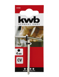 6-KANT SLEUTEL CHR.VAN. 4.0 MM 6-KANT SLEUTEL CHR.VAN. 4.0 MM