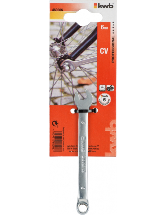 STEEK-RINGSLEUTEL CV 6 MM