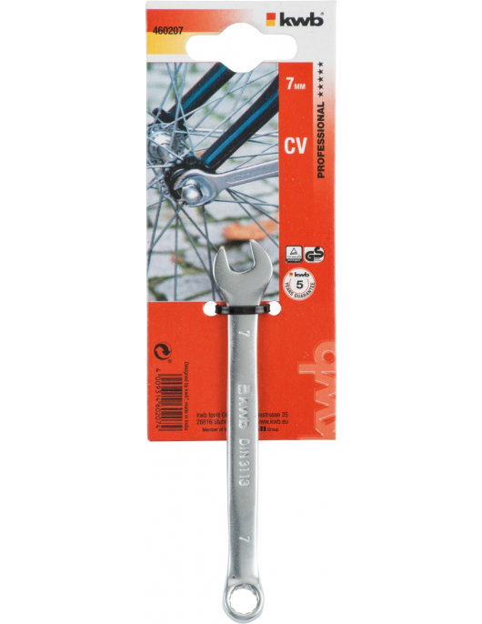 STEEK-RINGSLEUTEL CV 7 MM
