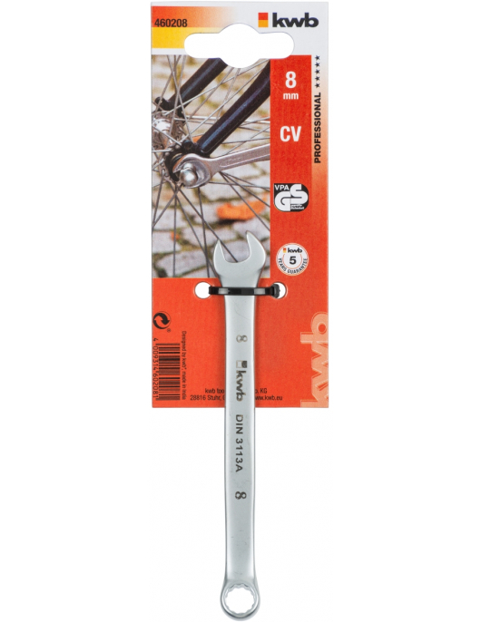 STEEK-RINGSLEUTEL CV 8 MM