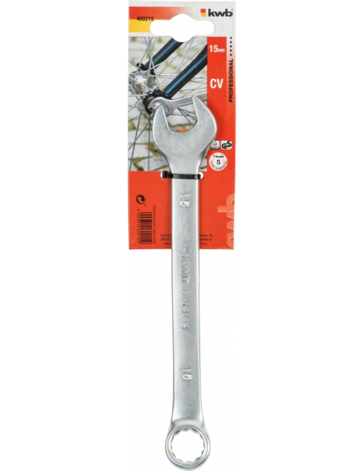 STEEK-RINGSLEUTEL CV 15 MM