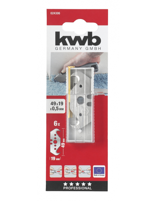 6 LOSSE LEERMESJES 49X19 MM