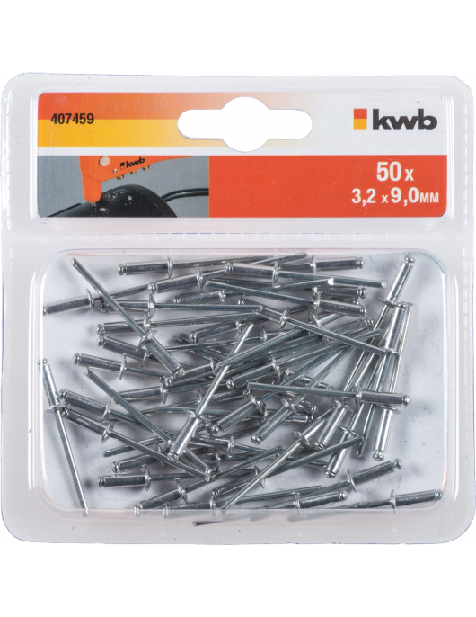 50 POPNAGELS 3,2 X 9,0 MM