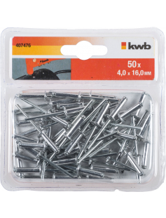 50 POPNAGELS 4,0 X 16,0 MM 50 POPNAGELS 4,0 X 16,0 MM